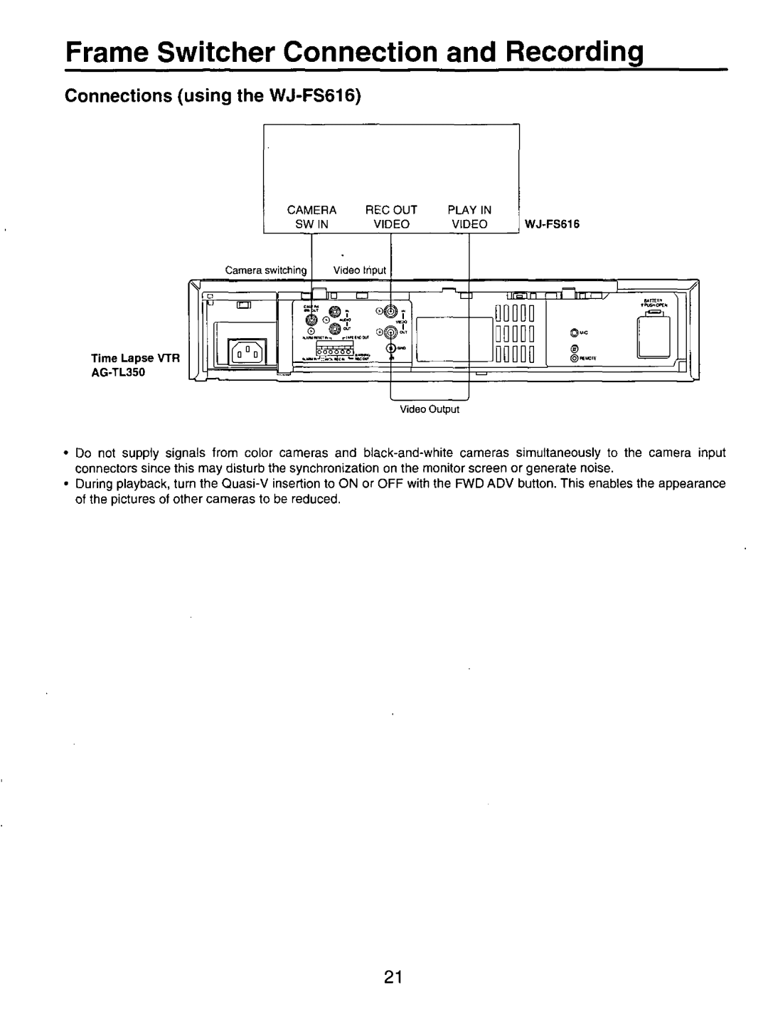 Panasonic TL350 manual 