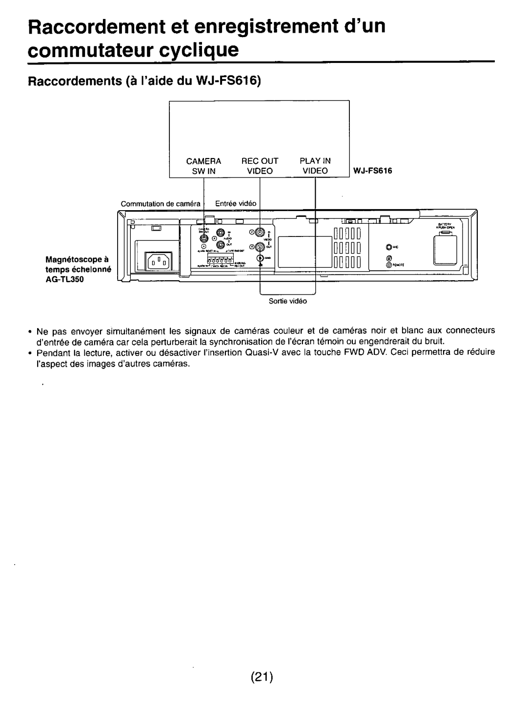 Panasonic TL350 manual 