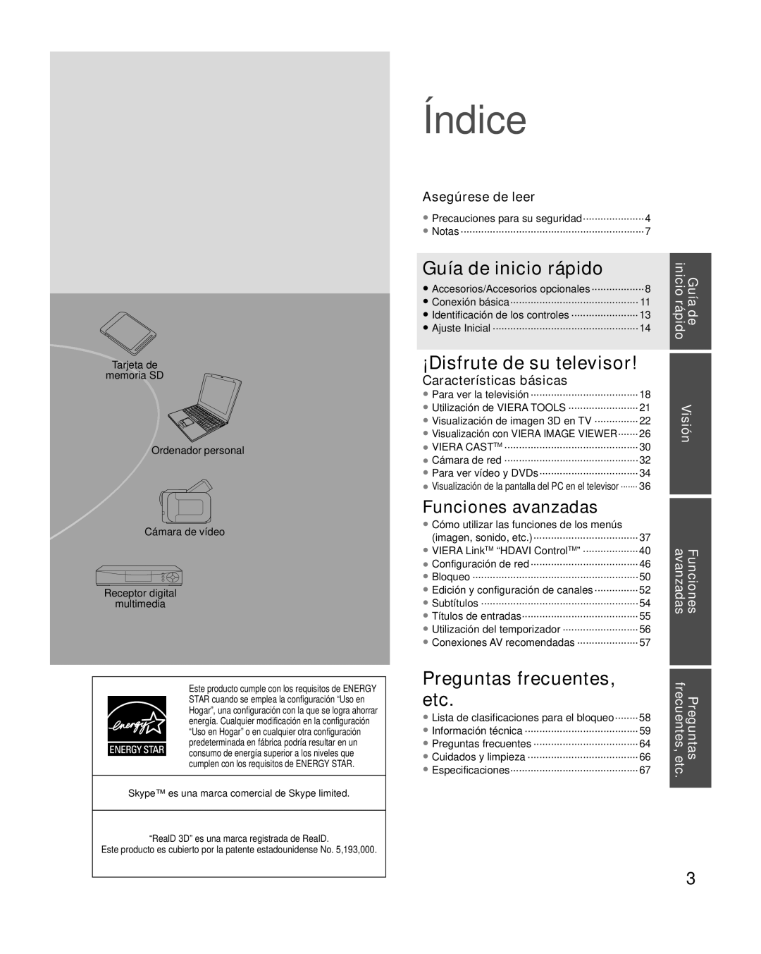 Panasonic TQB2AA0595 quick start Preguntas frecuentes, etc 