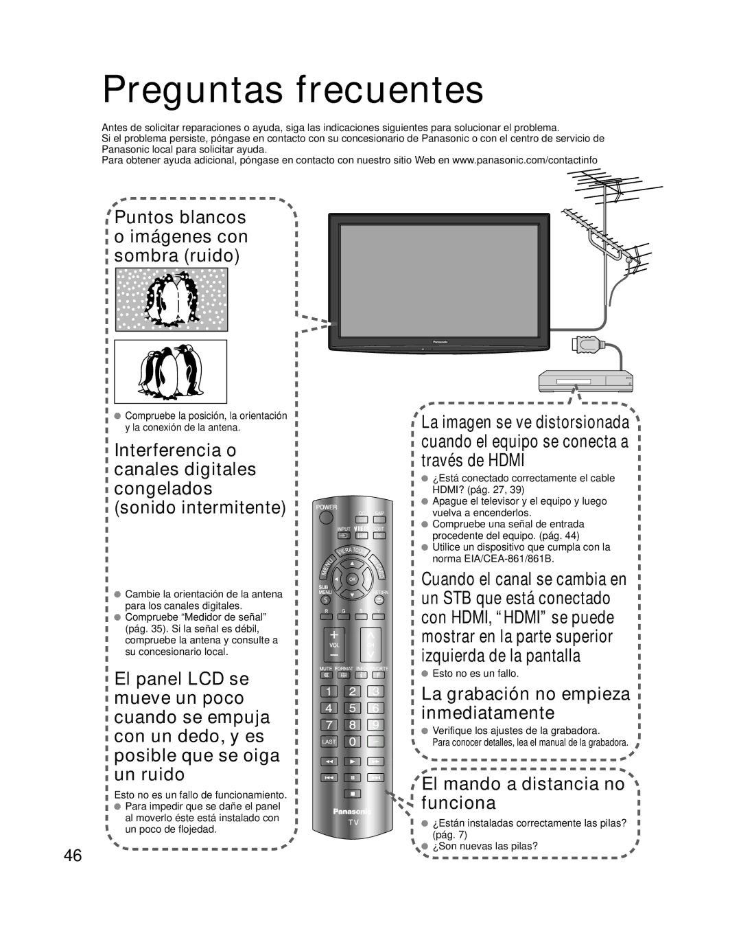 Panasonic TQB4GC0365-1 quick start Preguntas frecuentes, Un poco de flojedad, Esto no es un fallo 