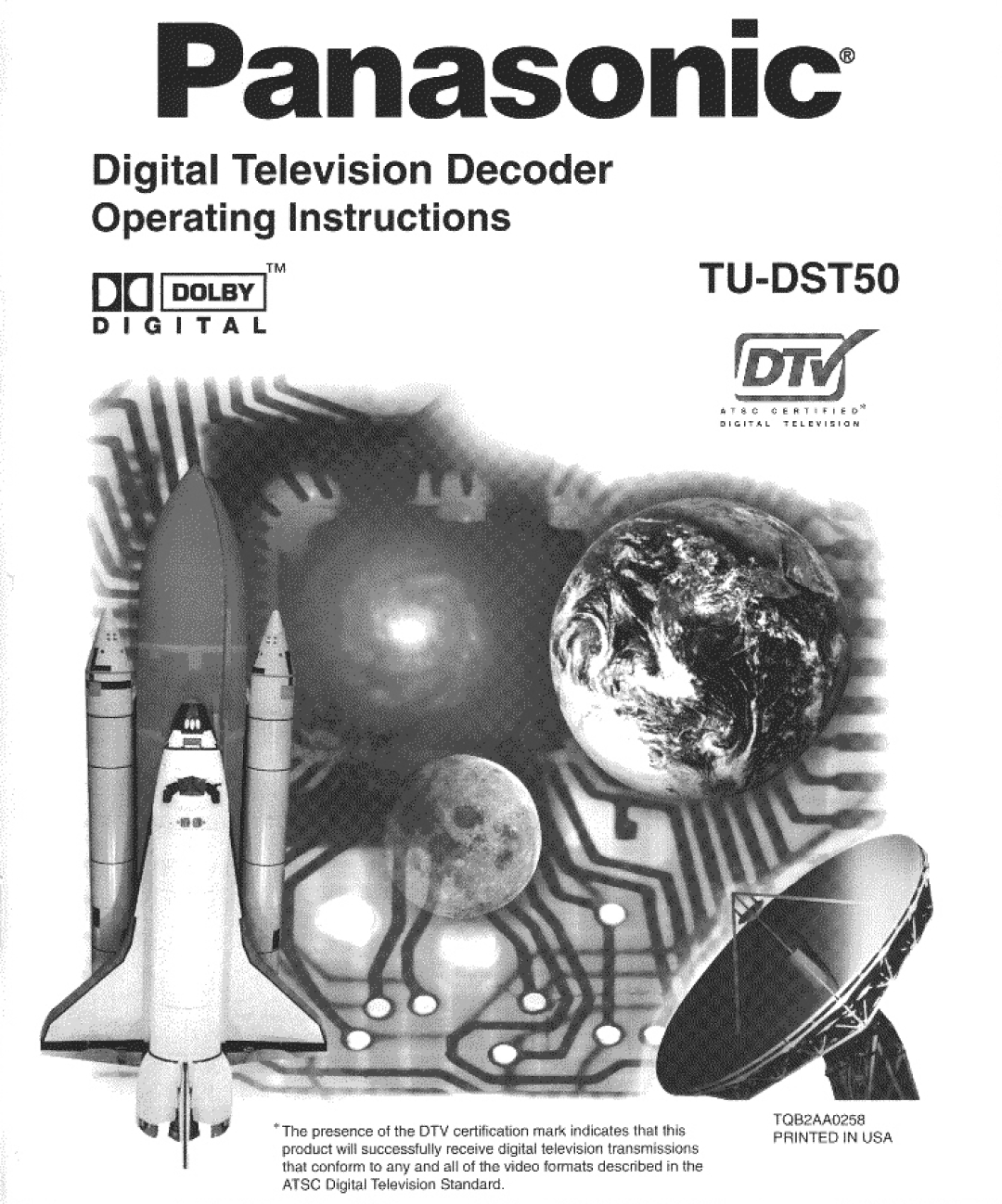 Panasonic TU-DST50 manual 