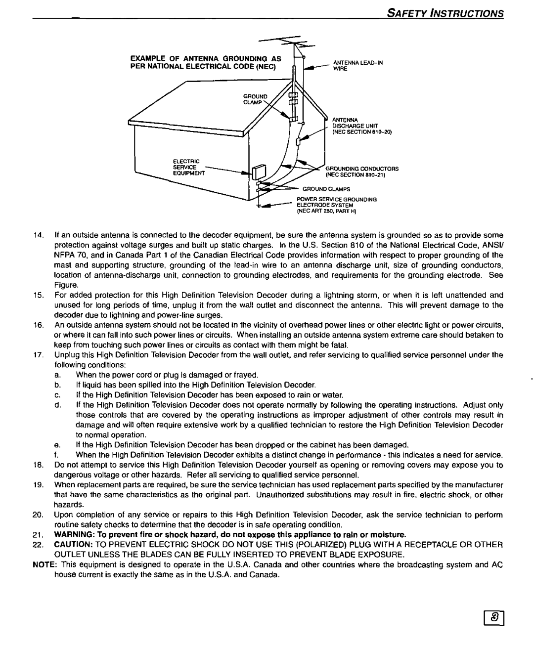 Panasonic TU-DST50 manual 