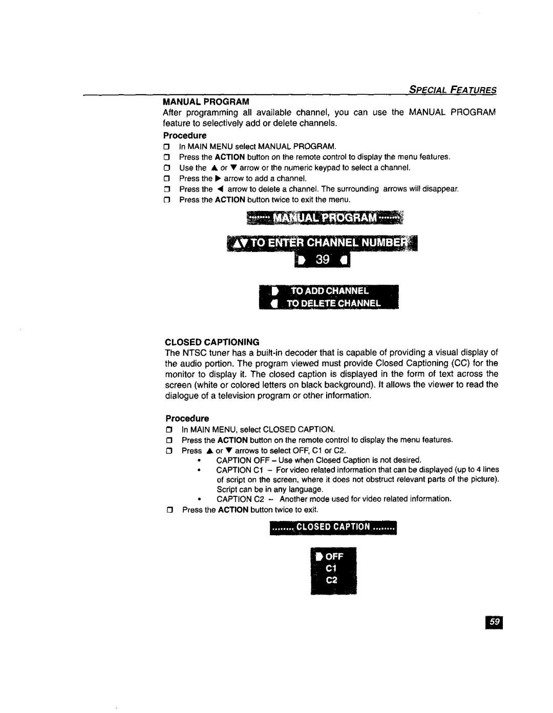 Panasonic TU-DST51 manual Manual Program, II Jlill.=. ul.l==U,1.,I dtoi 