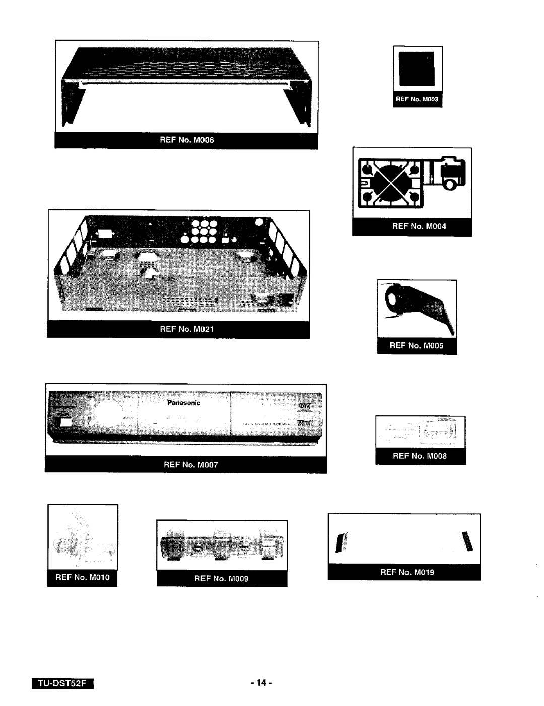 Panasonic TU-DST52F manual 