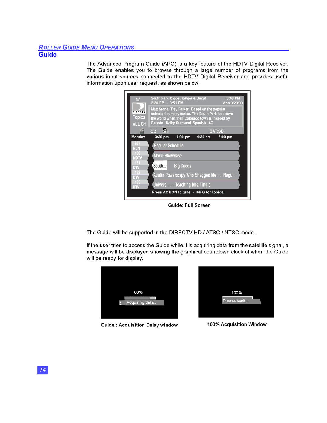 Panasonic TU-HDS20 manual Guide, Topics 