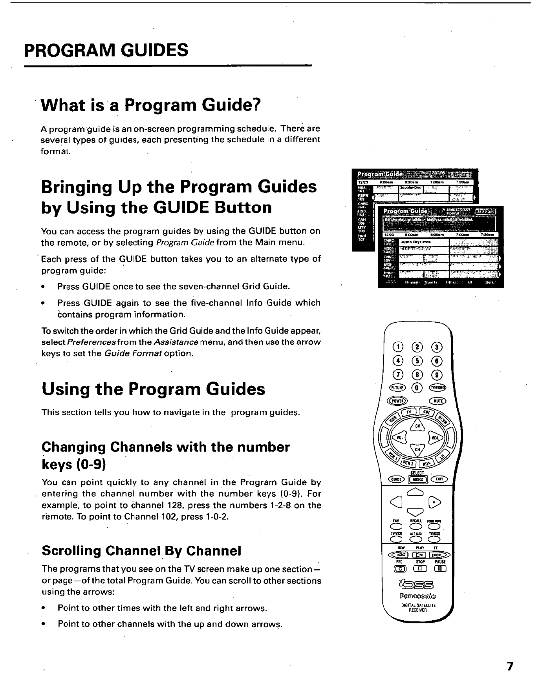 Panasonic TU-IRD10 manual 