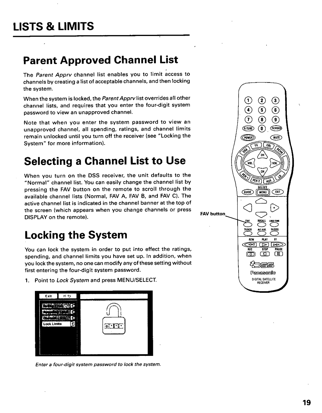 Panasonic TU-IRD10 manual 