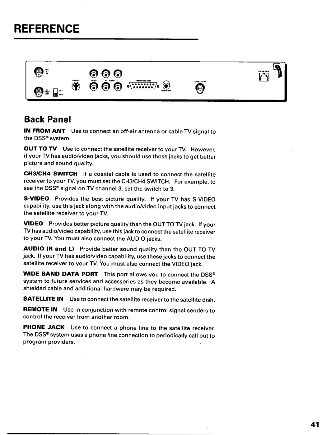 Panasonic TU-IRD10 manual 