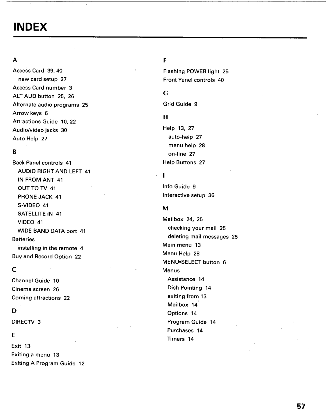 Panasonic TU-IRD10 manual 