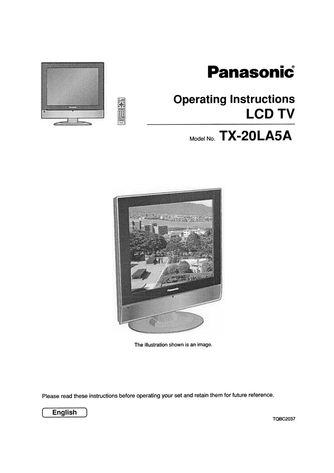 Panasonic TX-20LA5A manual 