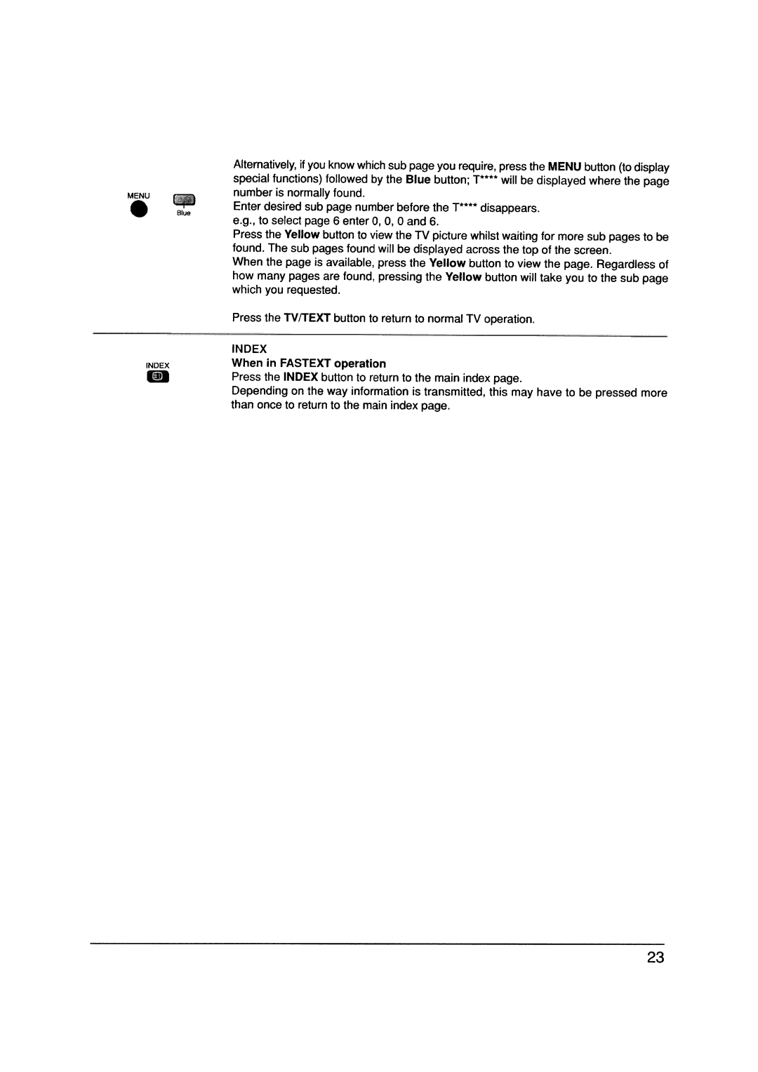 Panasonic TX-20LA5A manual 