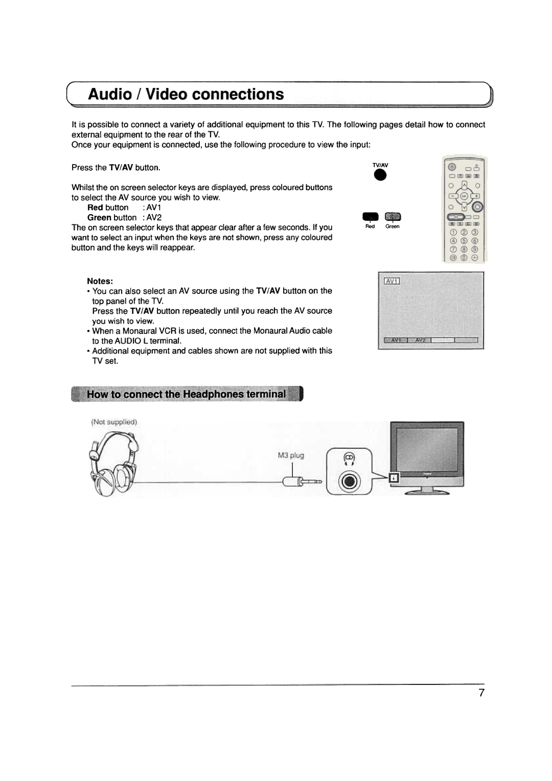 Panasonic TX-20LA5A manual 