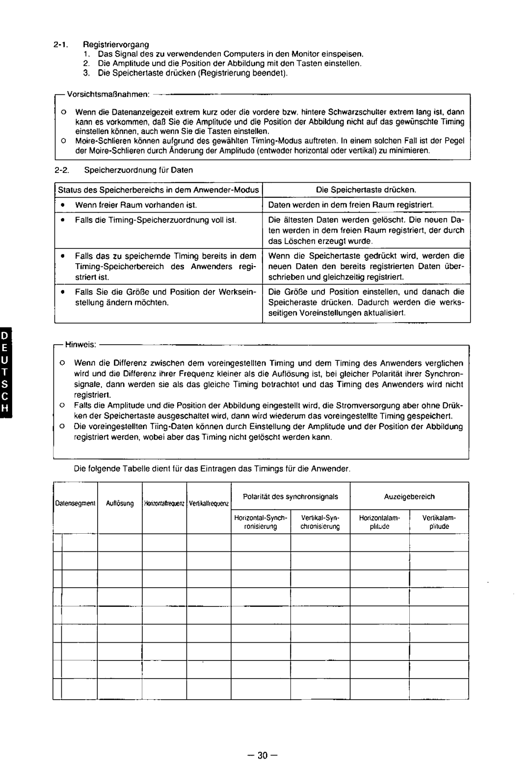 Panasonic TX-2013MA, TX-2103MA, TX-1703MA manual 