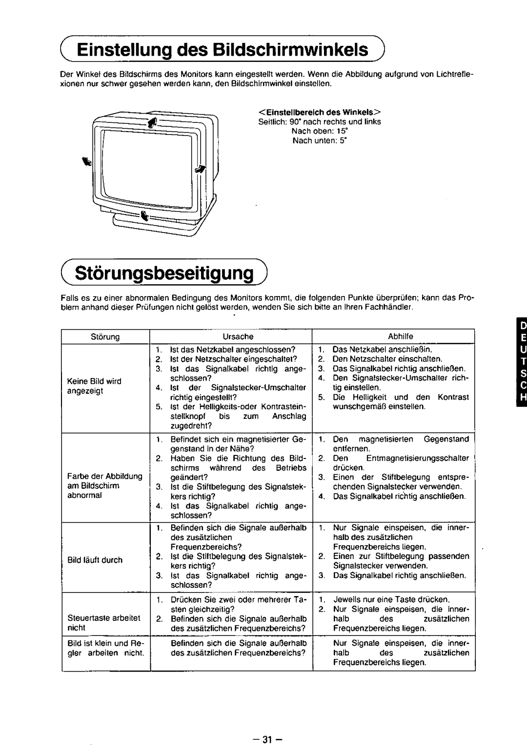 Panasonic TX-2103MA, TX-1703MA, TX-2013MA manual 