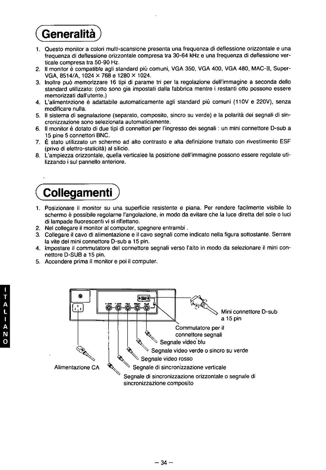 Panasonic TX-2103MA, TX-1703MA, TX-2013MA manual 