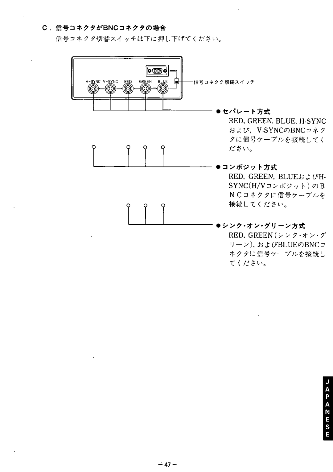 Panasonic TX-1703MA, TX-2103MA, TX-2013MA manual 