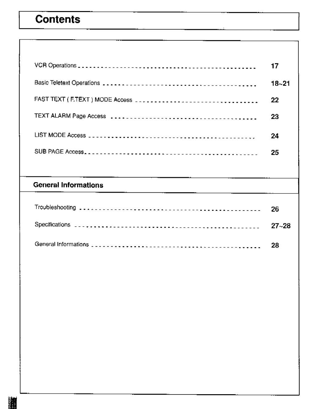 Panasonic TX-21ET1M, TX-21ET1Z manual 