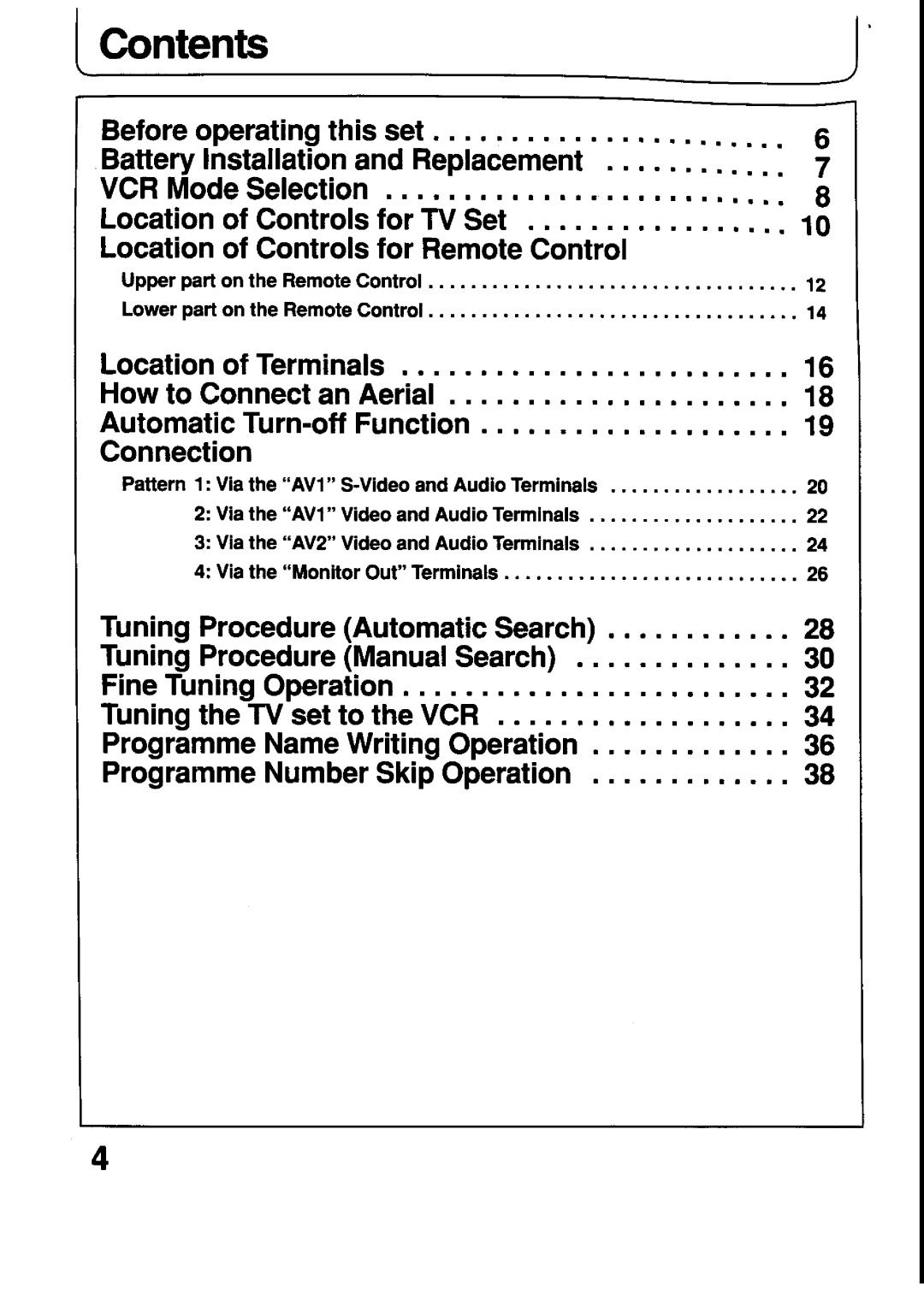 Panasonic TX-21T4Z, TX-21T4M manual 