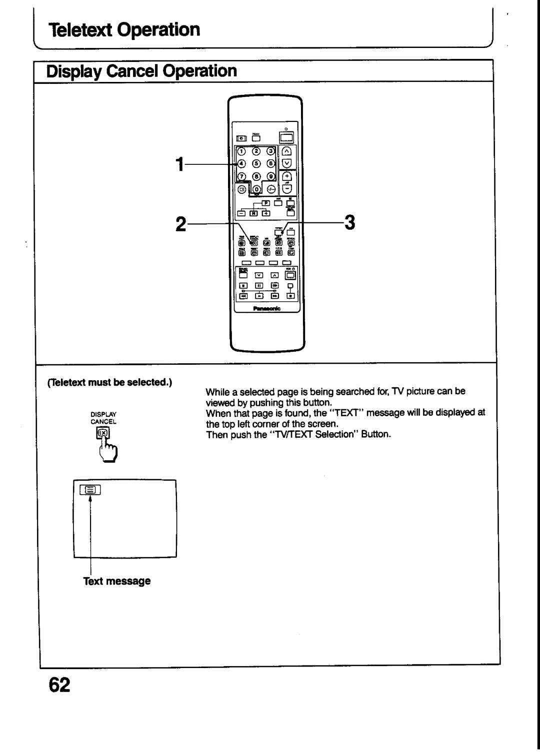 Panasonic TX-21T4Z, TX-21T4M manual 