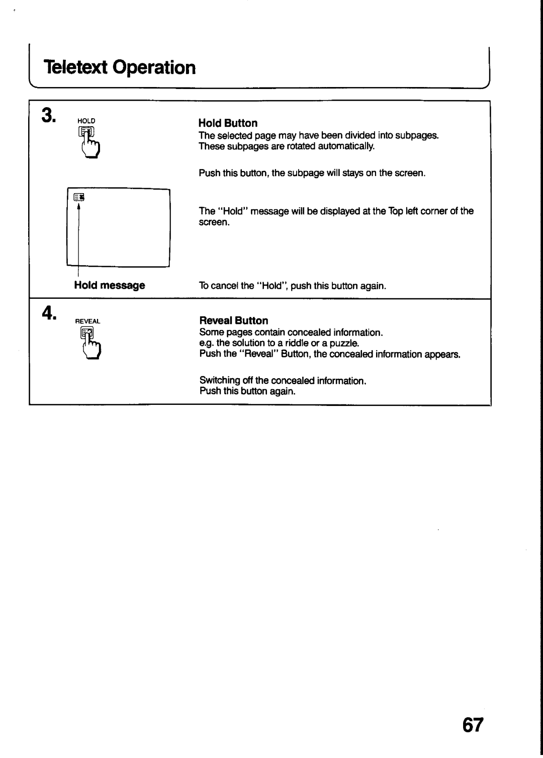 Panasonic TX-21T4M, TX-21T4Z manual 