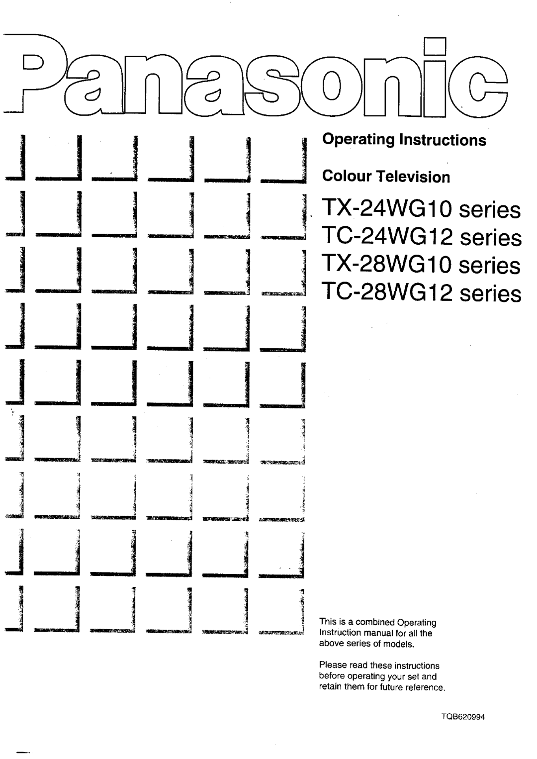 Panasonic TX-28WG10 Series, TX-24WG12 Series, TX-28WG12 Series, TX-24WG10 Series manual 