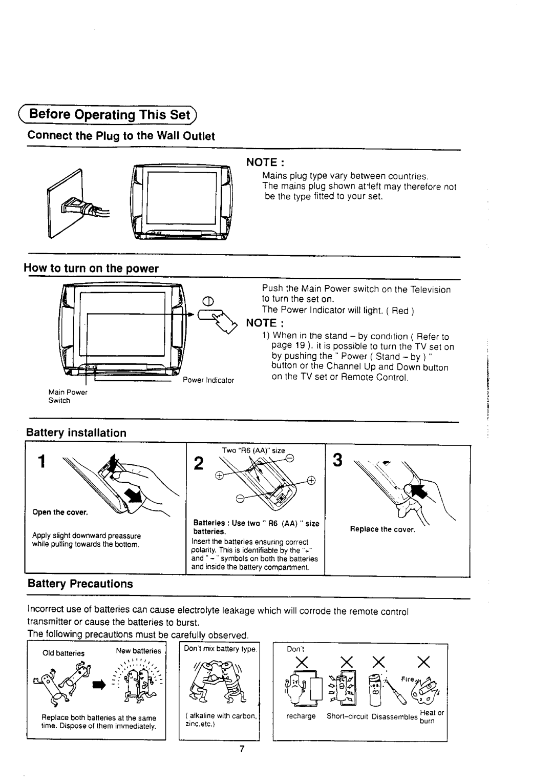 Panasonic TX-25S80Z manual 