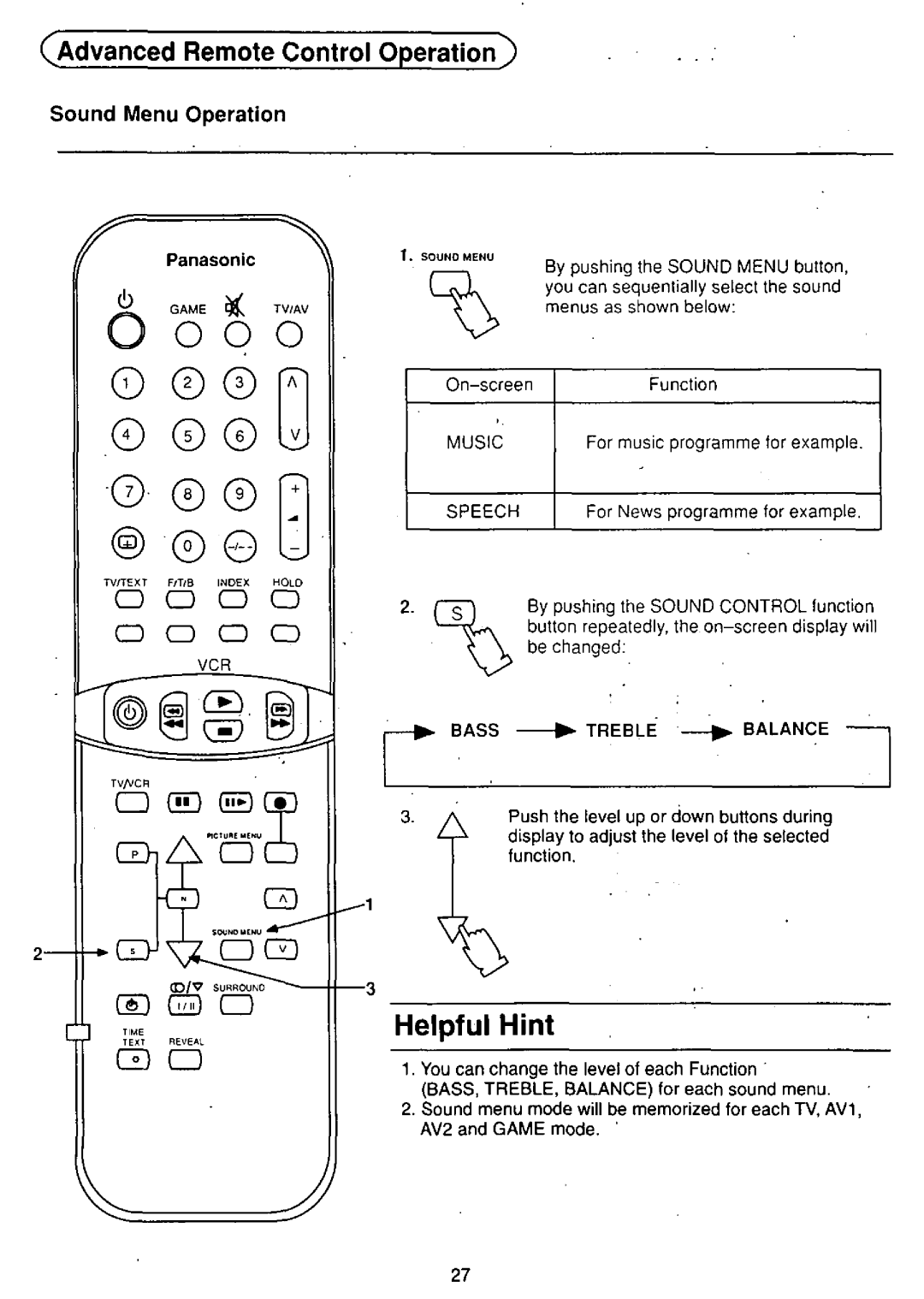 Panasonic TX-25S90PX manual 