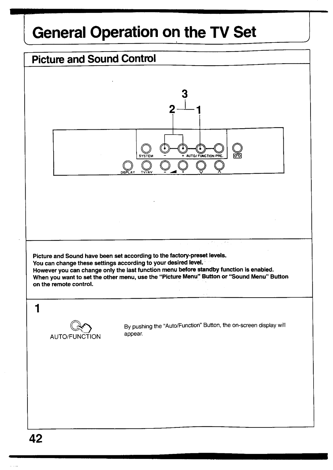 Panasonic TX-26V2Z manual 