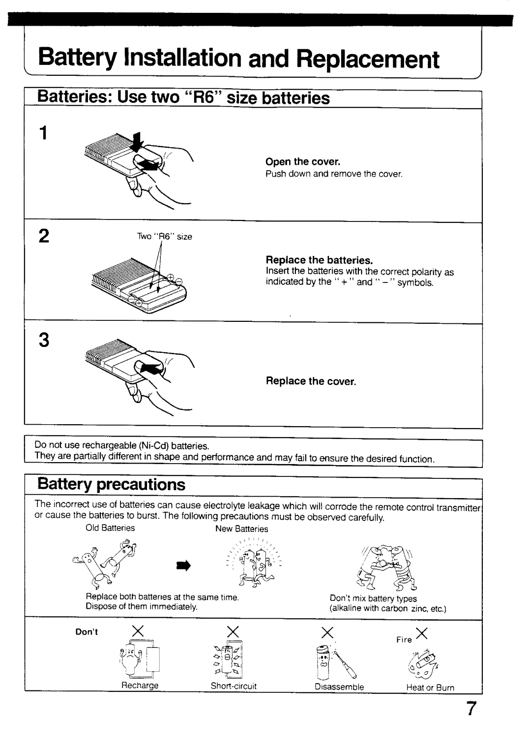 Panasonic TX-26V2Z manual 