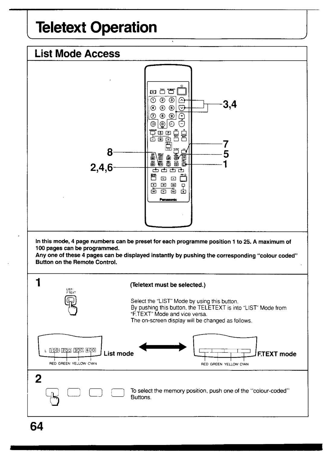 Panasonic TX-26V2Z manual 