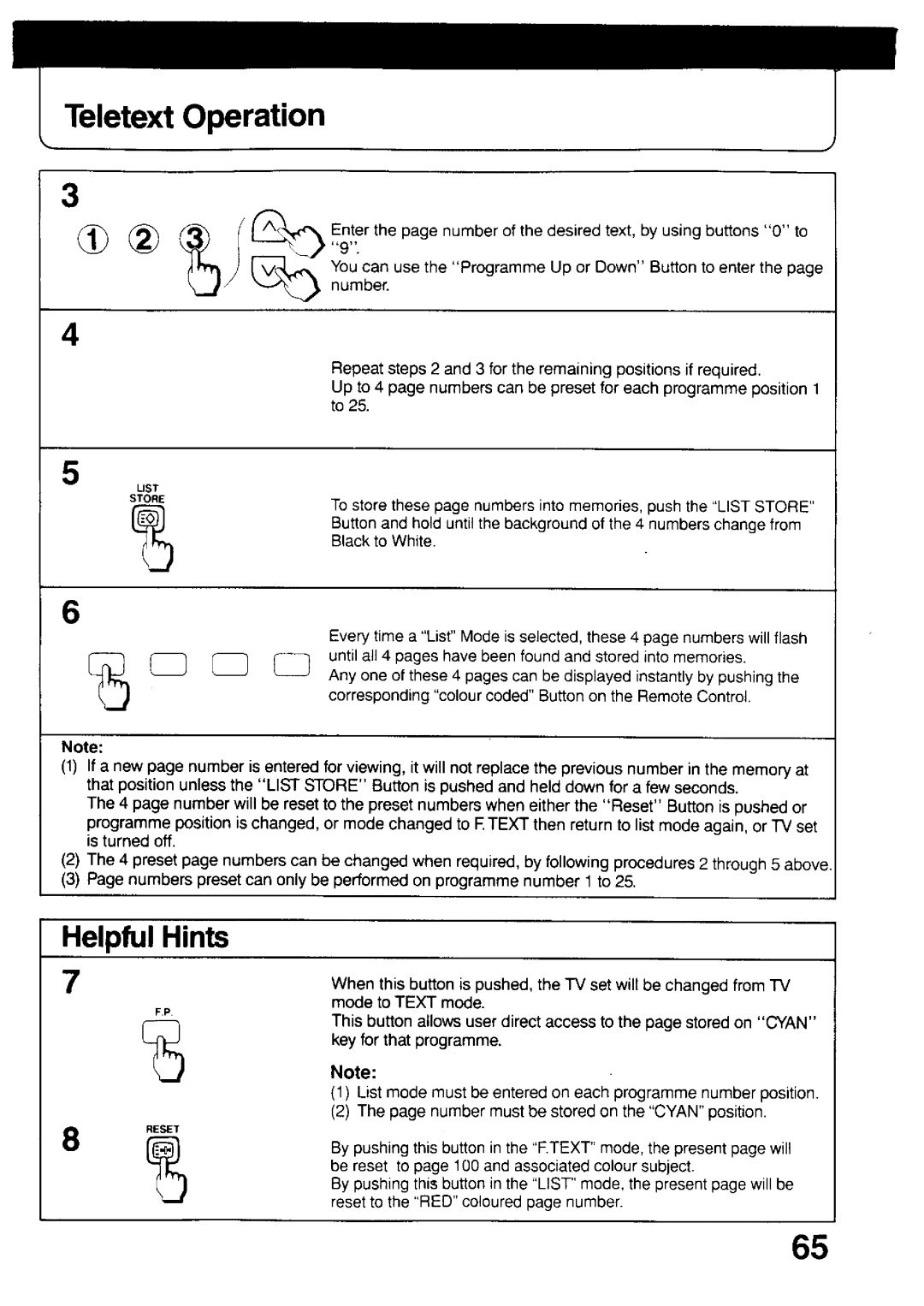 Panasonic TX-26V2Z manual 