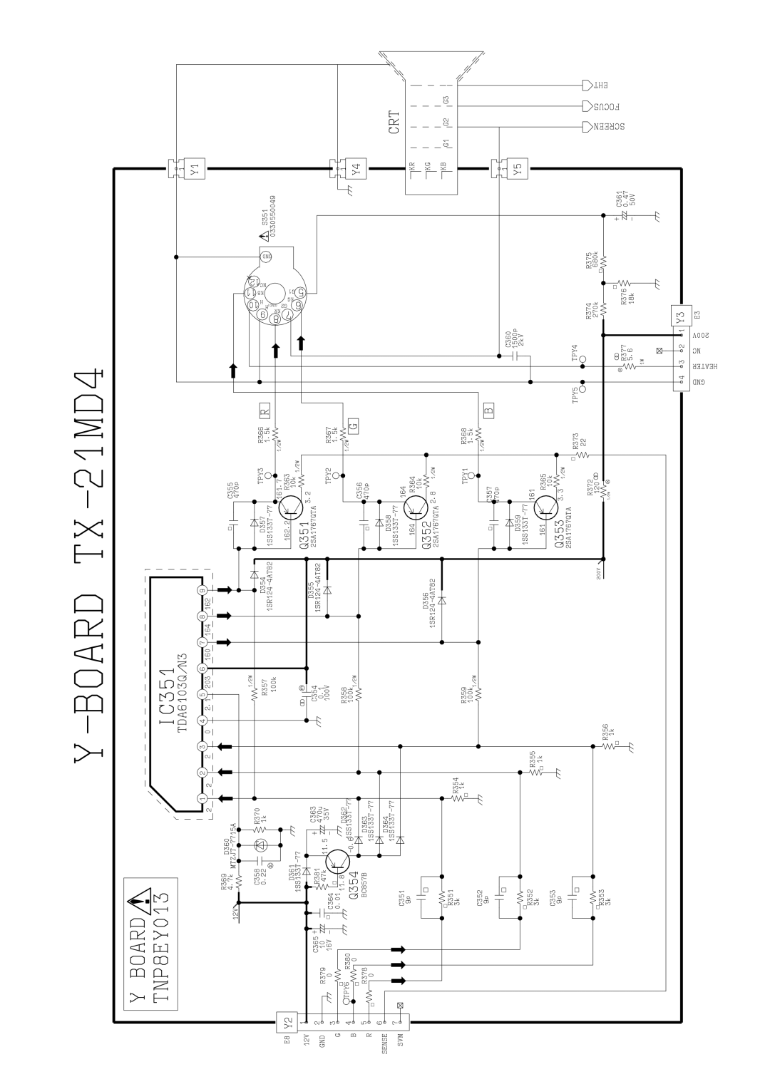 Panasonic TX-28MD4, TX-21MD4, TX-25MD4 specifications 