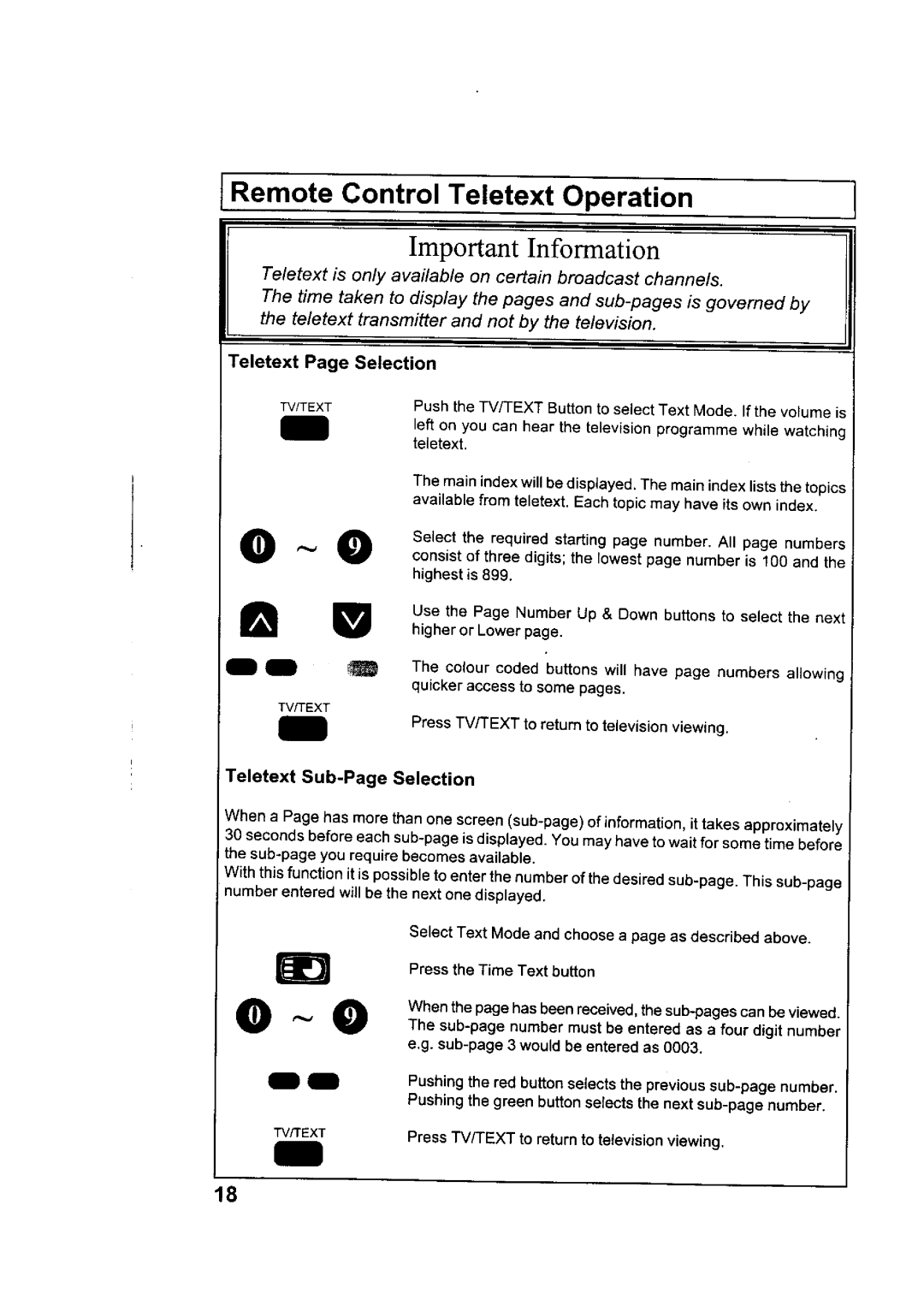 Panasonic TX-2985Z, TX-2980Z manual 