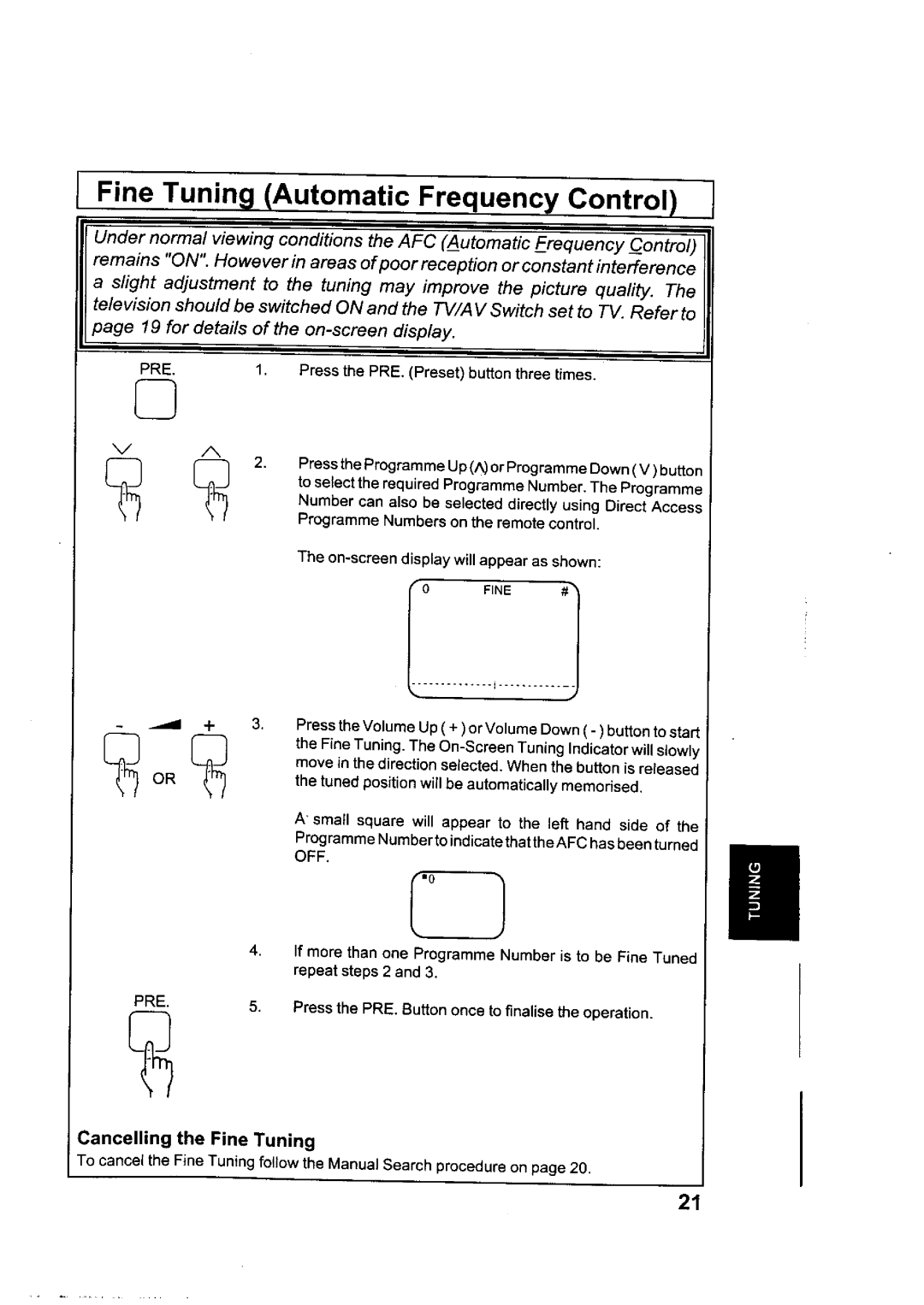 Panasonic TX-2980Z, TX-2985Z manual 