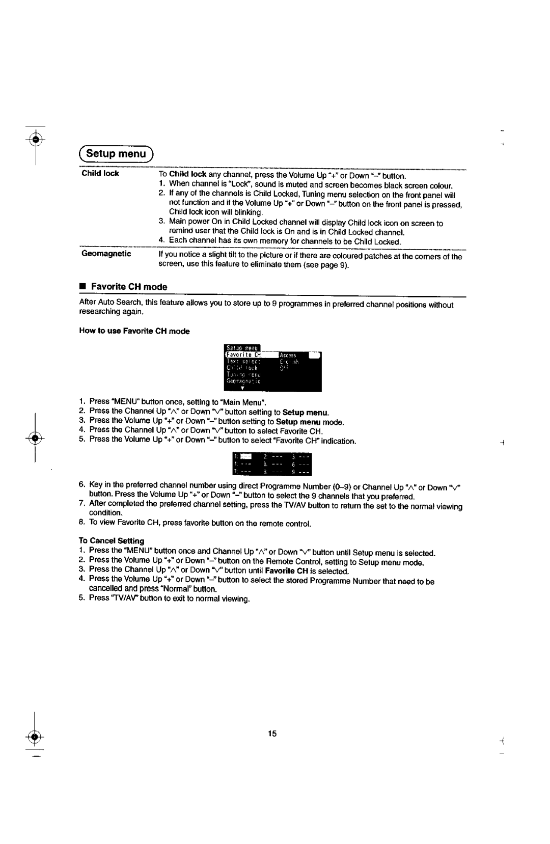 Panasonic TX-29F155A manual 