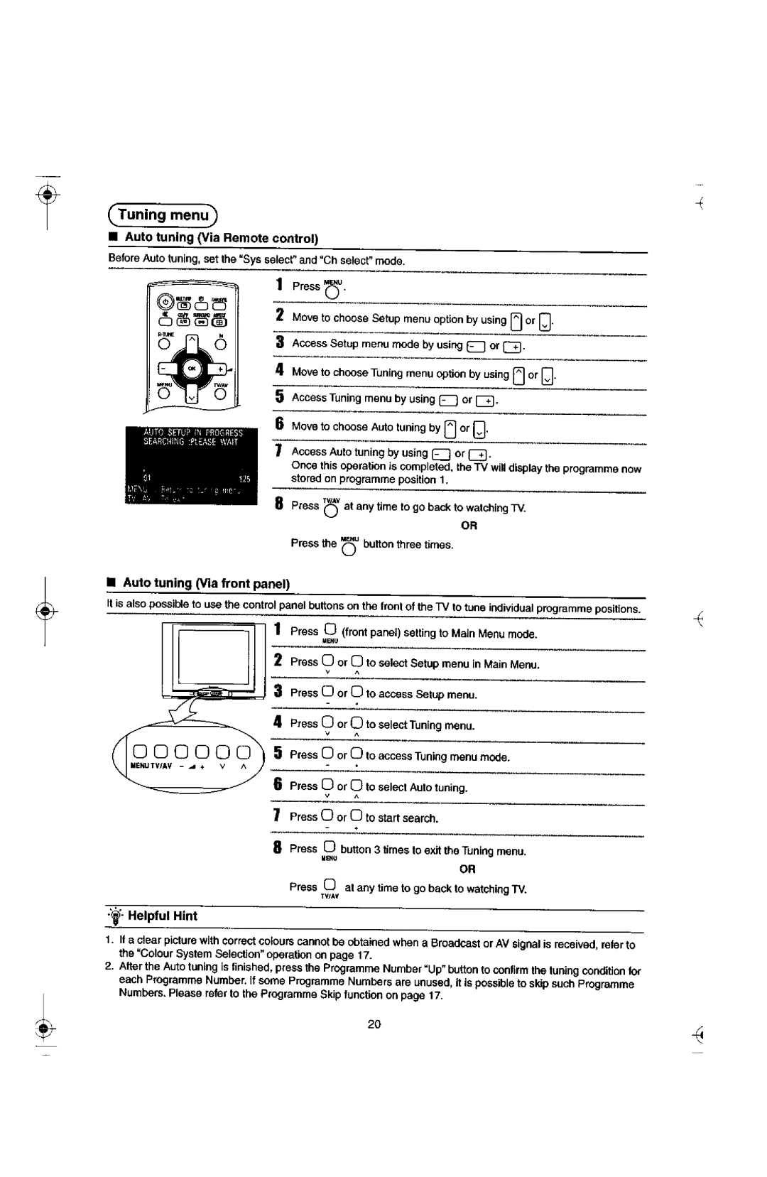 Panasonic TX-29F155A manual 