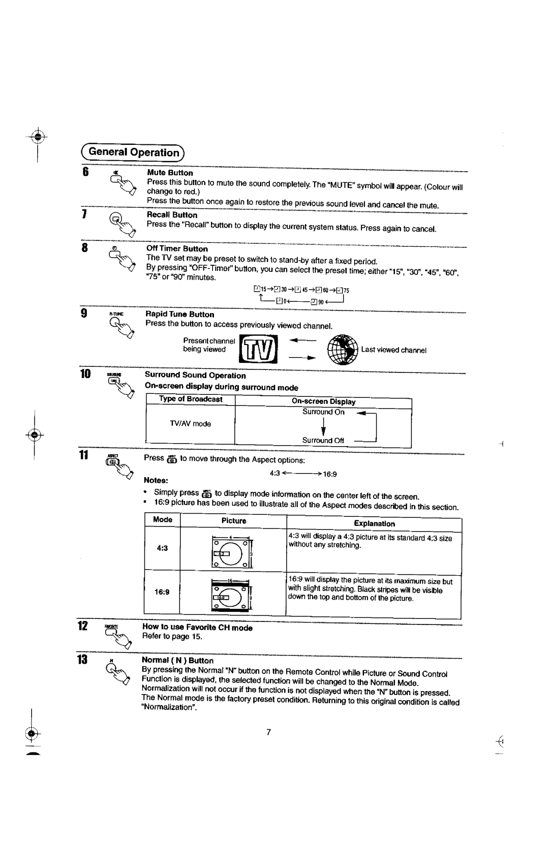 Panasonic TX-29F155A manual 