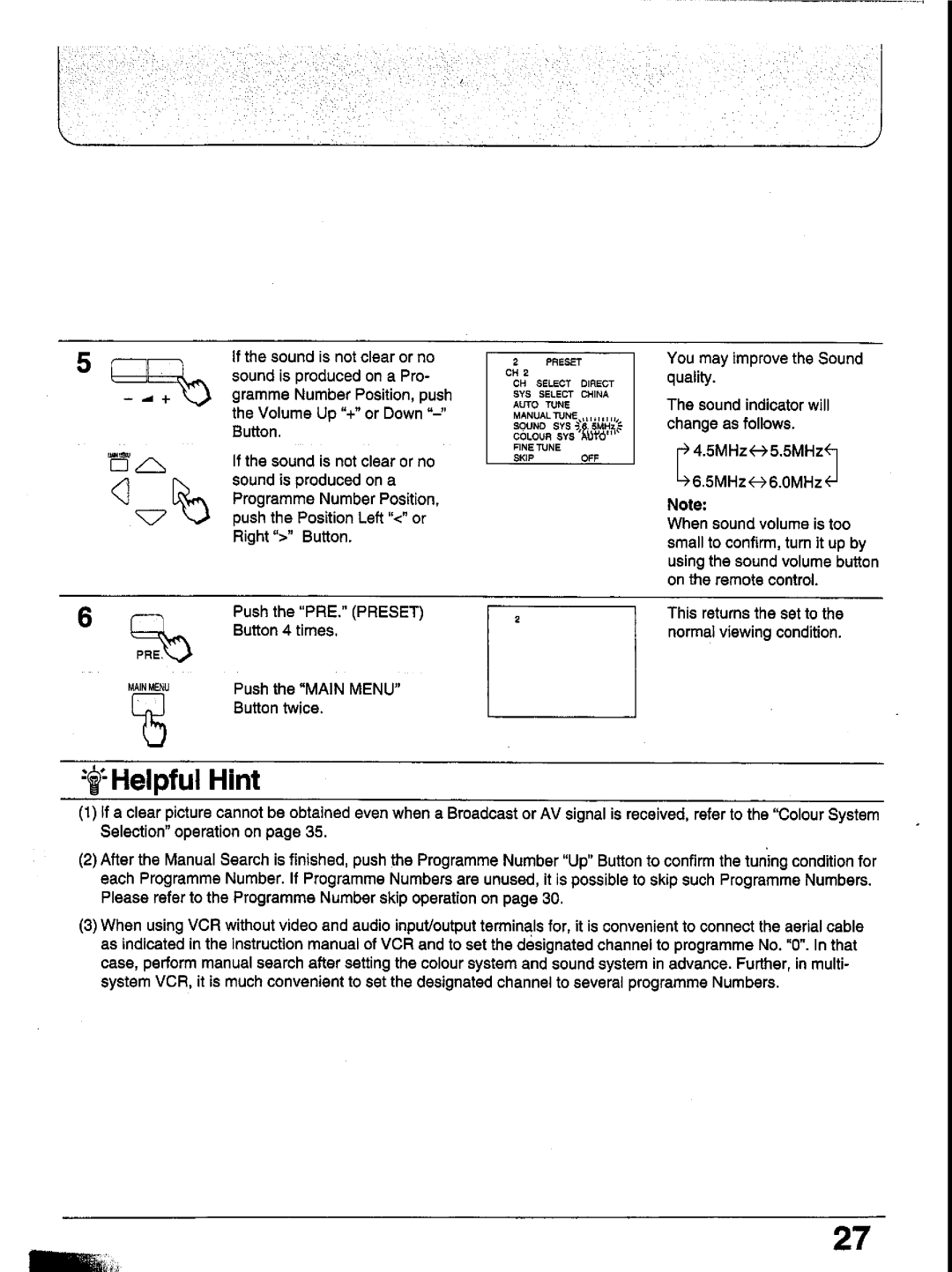 Panasonic TX-29GF85 Series manual 