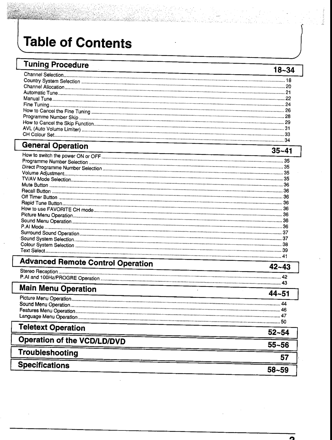 Panasonic TX-29P180Z manual 