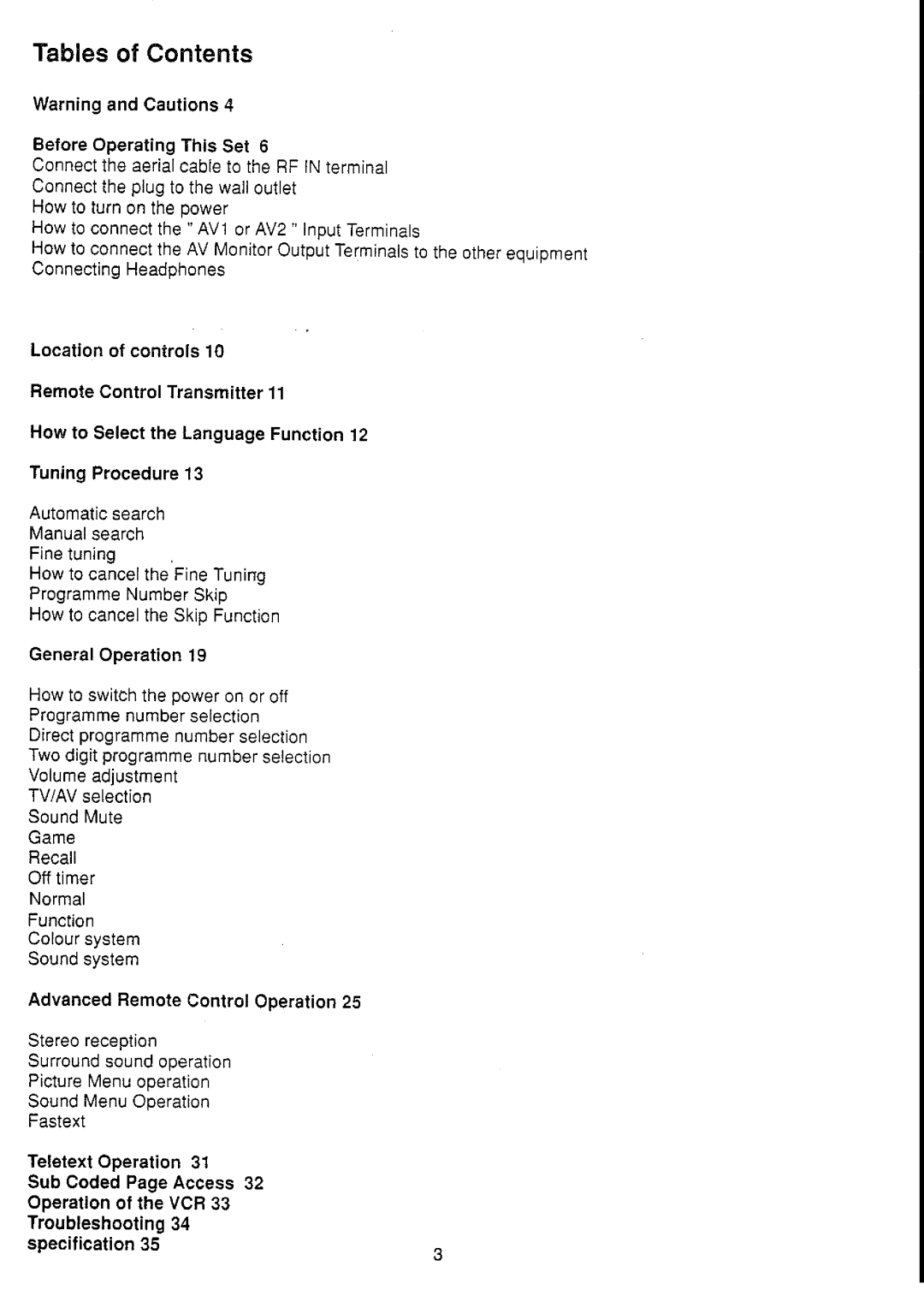 Panasonic TX-29S90Z manual 