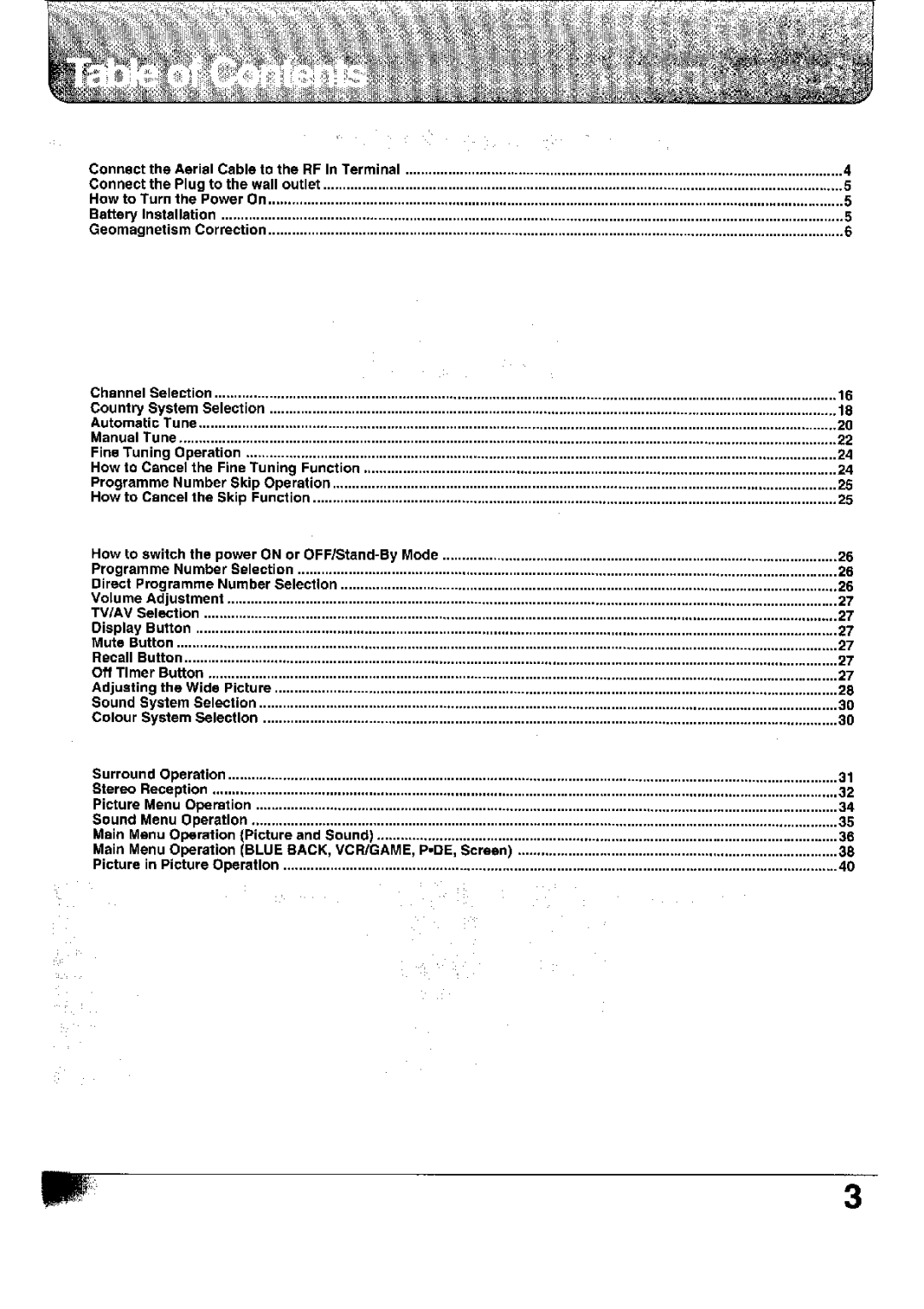 Panasonic TX-32WG15X, TX-32WG15G manual 