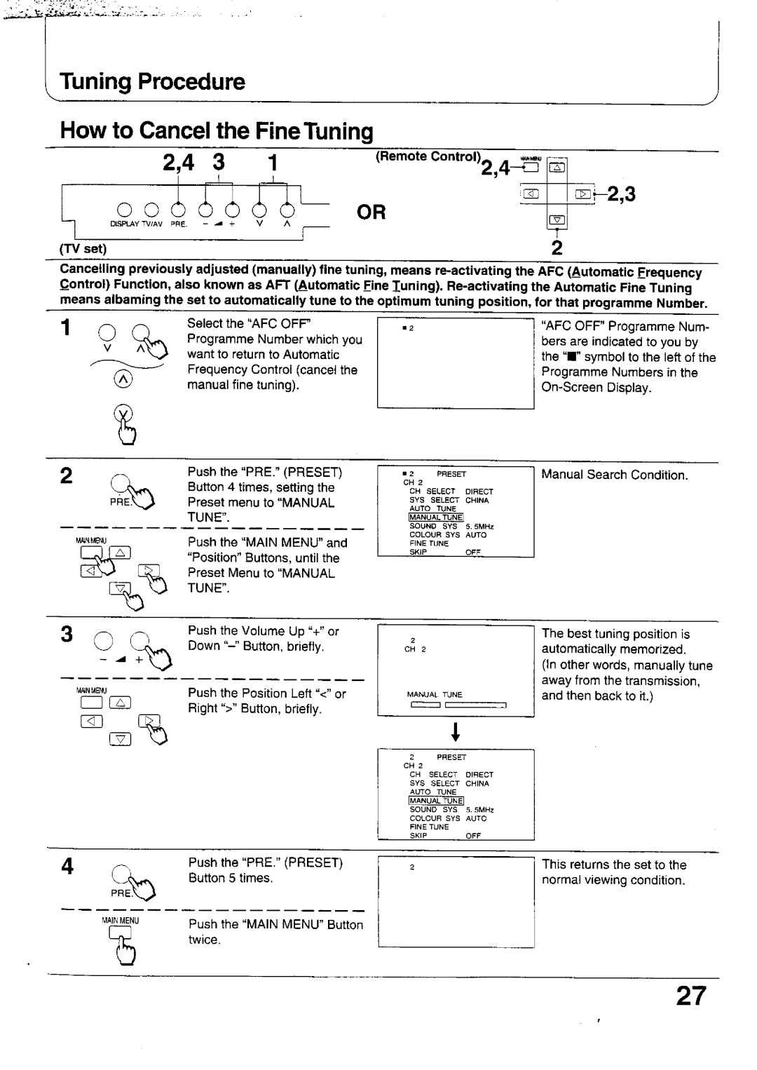 Panasonic TX-47WG25 manual 