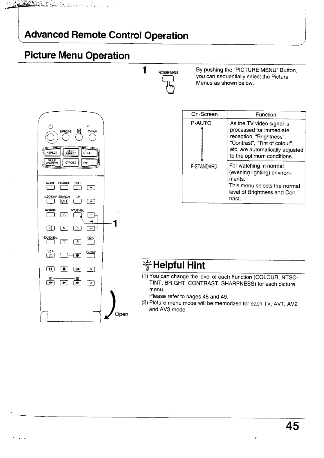 Panasonic TX-47WG25 manual 