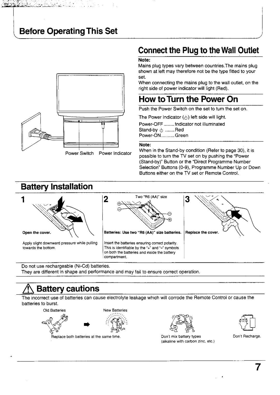 Panasonic TX-47WG25 manual 