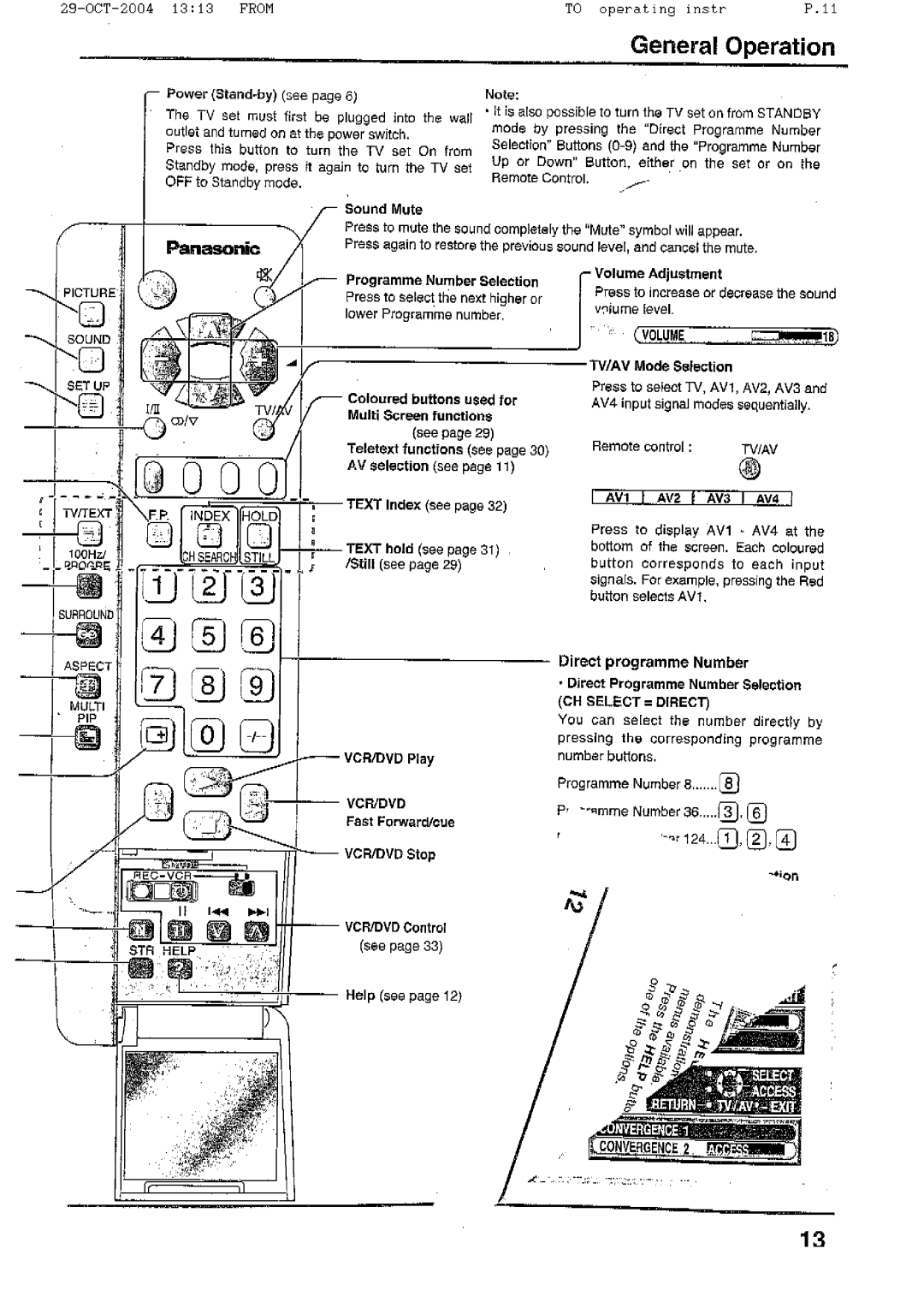 Panasonic TX-56P800H manual 