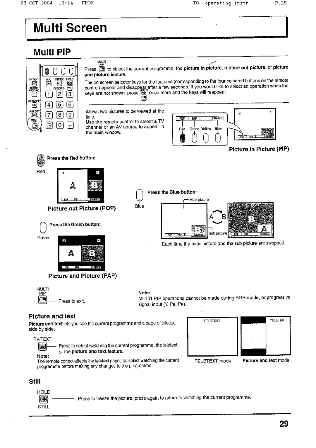 Panasonic TX-56P800H manual 