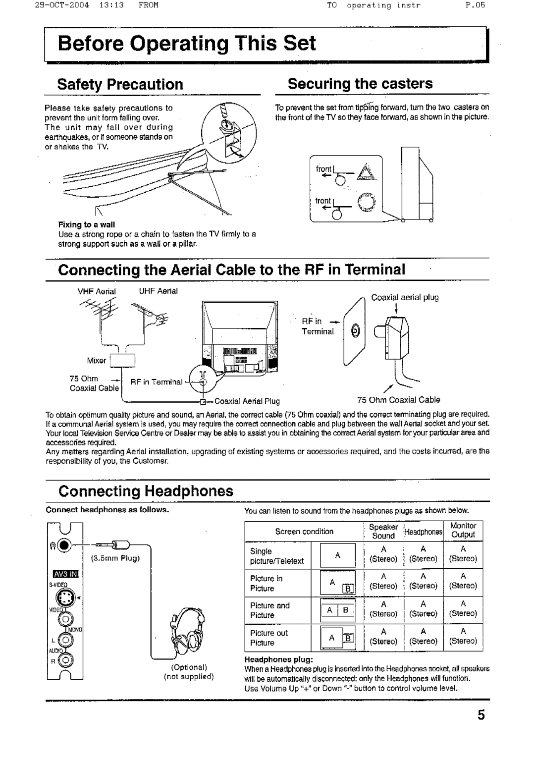 Panasonic TX-56P800H manual 