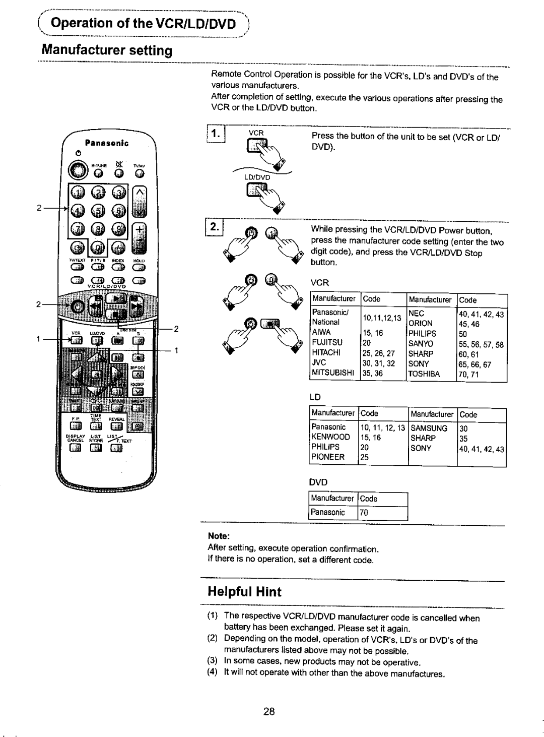 Panasonic TX-60P82Z manual 