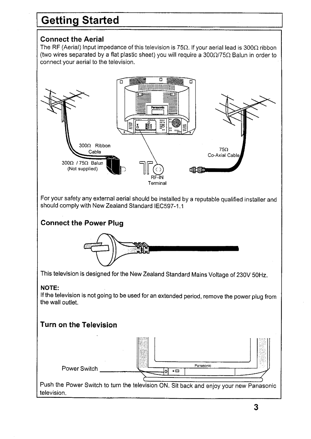 Panasonic TX-6895Z manual 