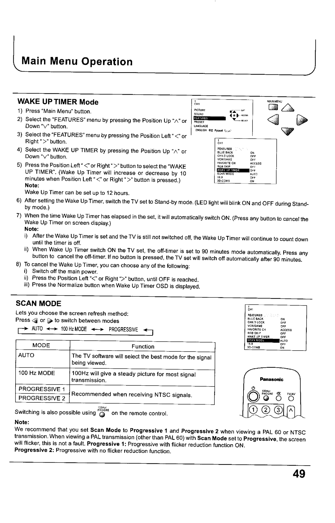 Panasonic TX-68KP150Z manual 